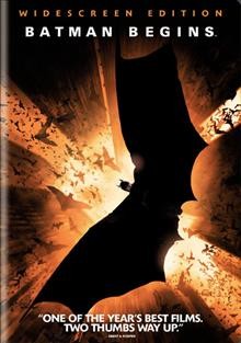 Batman begins [DVD videorecording] / Warner Bros. Pictures presents in association with Legendary Pictures, a Syncopy production, a film by Christopher Nolan ; produced by Emma Thomas, Charles Roven, Larry Franco ; story by David S. Goyer ; screenplay by Christopher Nolan and David S. Goyer ; directed by Christopher Nolan.