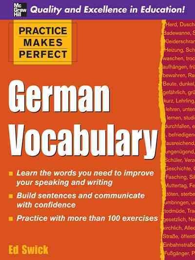 German vocabulary [electronic resource] / Ed Swick.