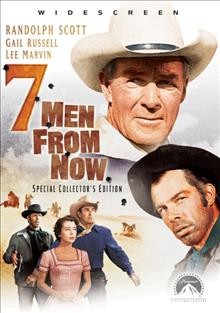 7 men from now [videorecording] / Warner Bros. Pictures presents ; original story and screenplay by Burt Kennedy ; a Batjac production ; produced by Andrew V. McLaglen and Robert E. Morrison ; directed by Budd Boetticher.